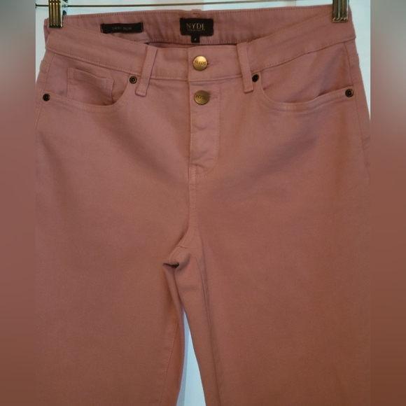 * NYDJ Lavender high rise stretchy jeans NWT - Picture 3 of 7